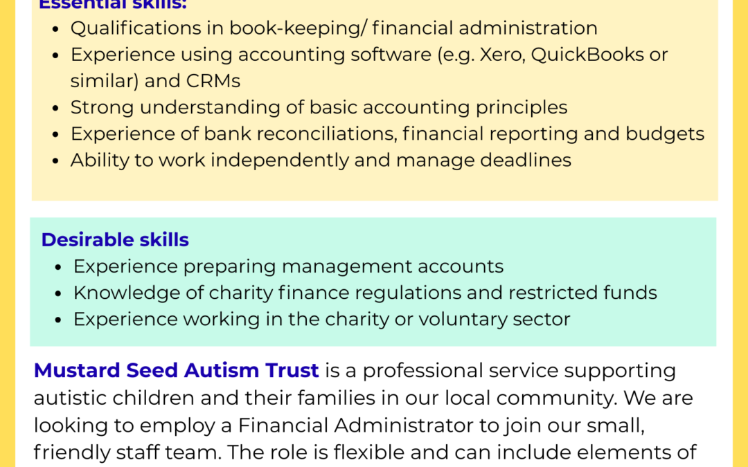 Recruiting – Financial Administrator