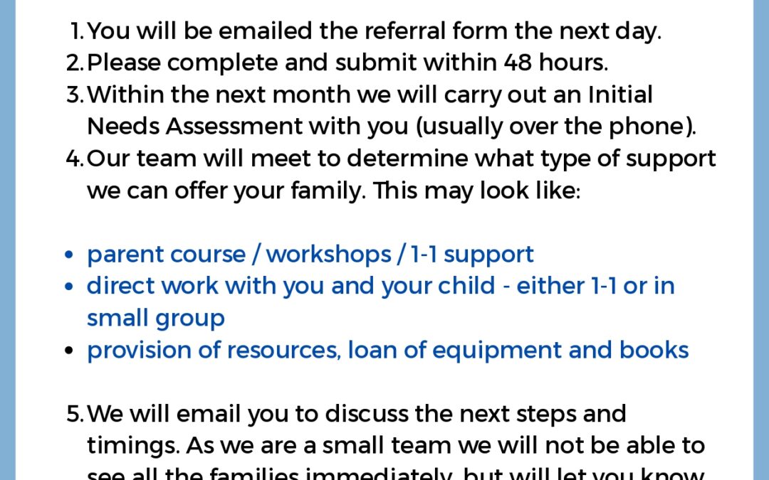 What happens after you make a referral?