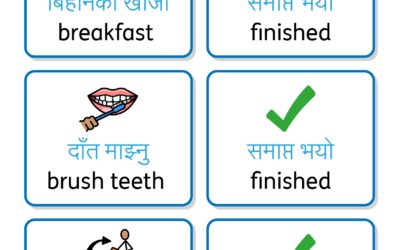 Nepali Morning Routine chart